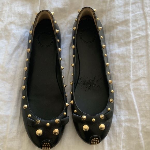 Marc jacobs mouse ballet flats, black, worn once, size 8 - Picture 2 of 8
